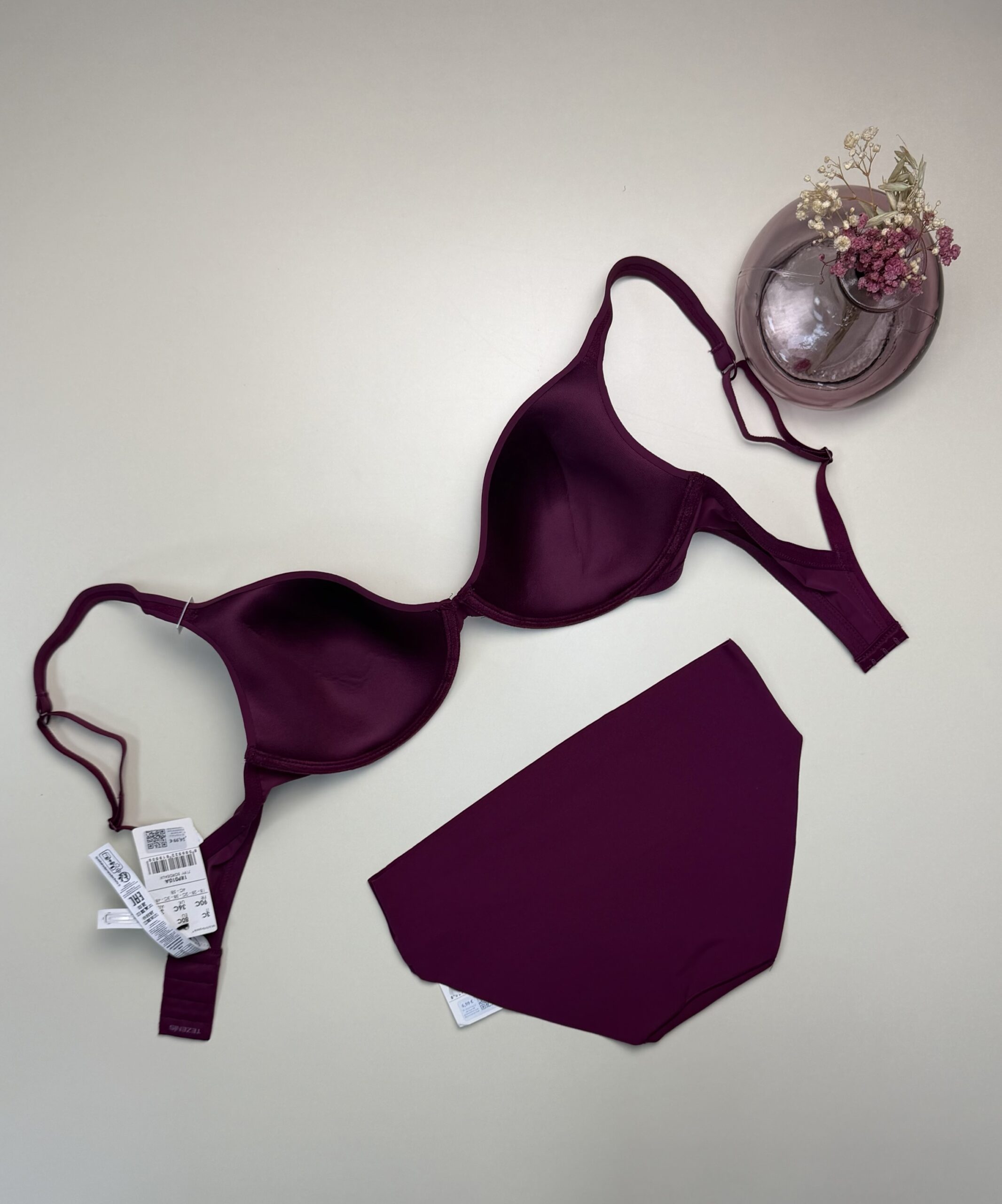 Ensemble 2 pcs TEZENIS " Aubergine " – Image 2
