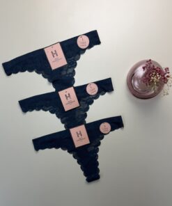 Pack de 3 en dentelle - H -