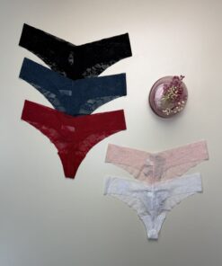 Alternative view of Pack de 5 en dentelle - H - invisible