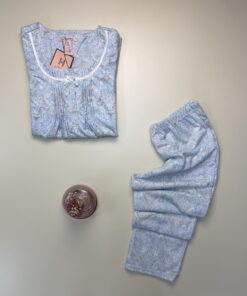 Alternative view of Pyjama haut manche longue " Bleu " - H -