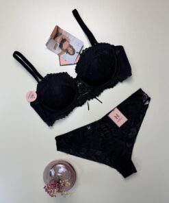 Ensemble 2pcs -H- " Noir "