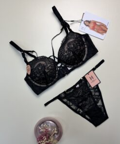 Ensemble 2pcs -H- Push up " Noir "