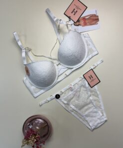Ensemble 2pcs -H- Push up " Blanc "