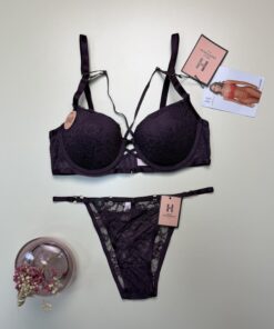 Alternative view of Ensemble 2pcs -H- Push up " Violet"