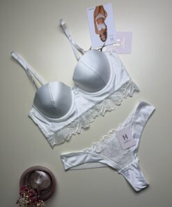 Ensemble 2 pièces - H - Push Up blanc