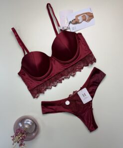 Ensemble 2 pièces - H - Push Up Bordeaux