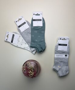 Pack de 3 chaussettes tress