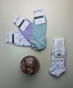 Pack de 3 chaussettes tress