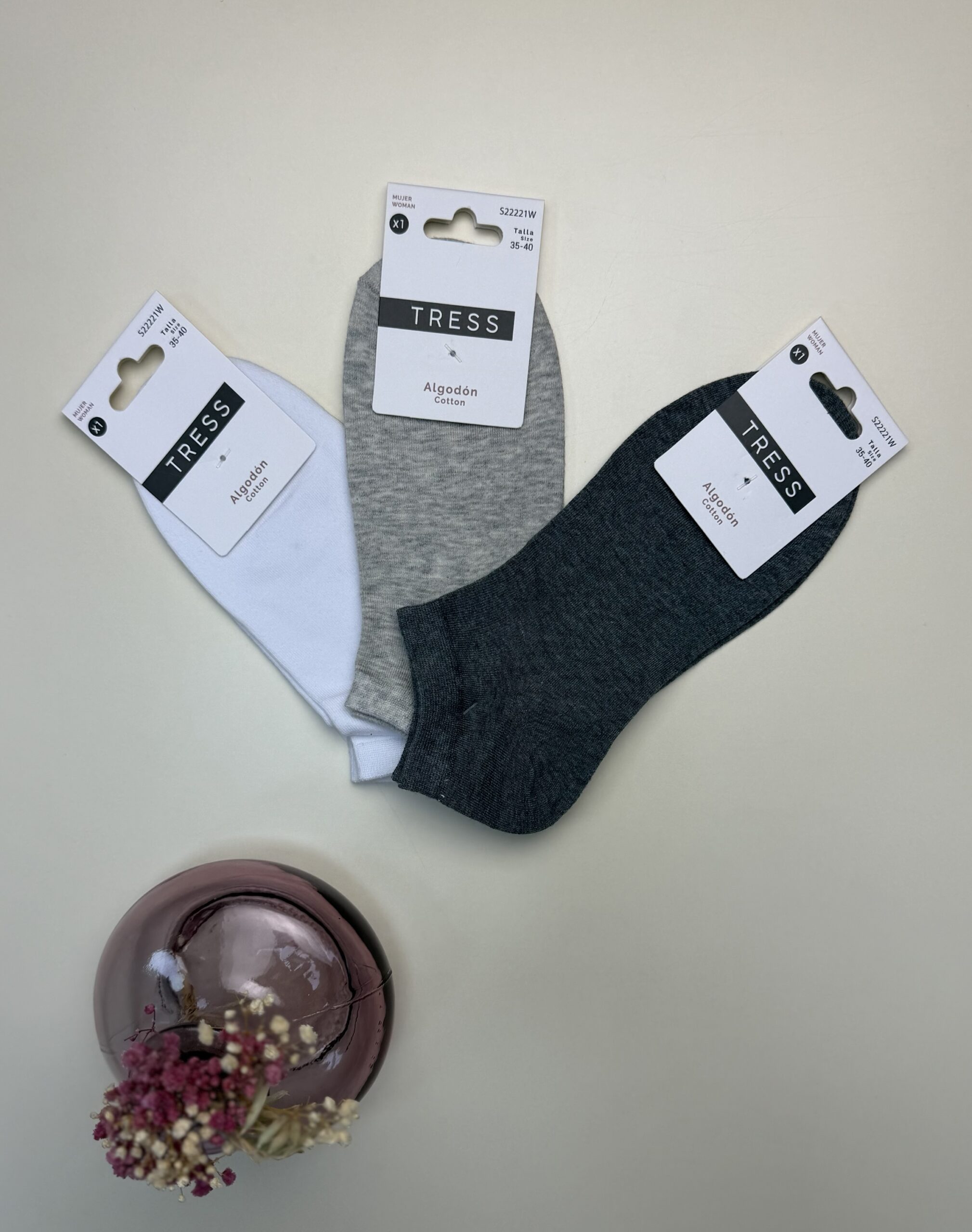 Pack de 3 chaussettes tress – Image 2