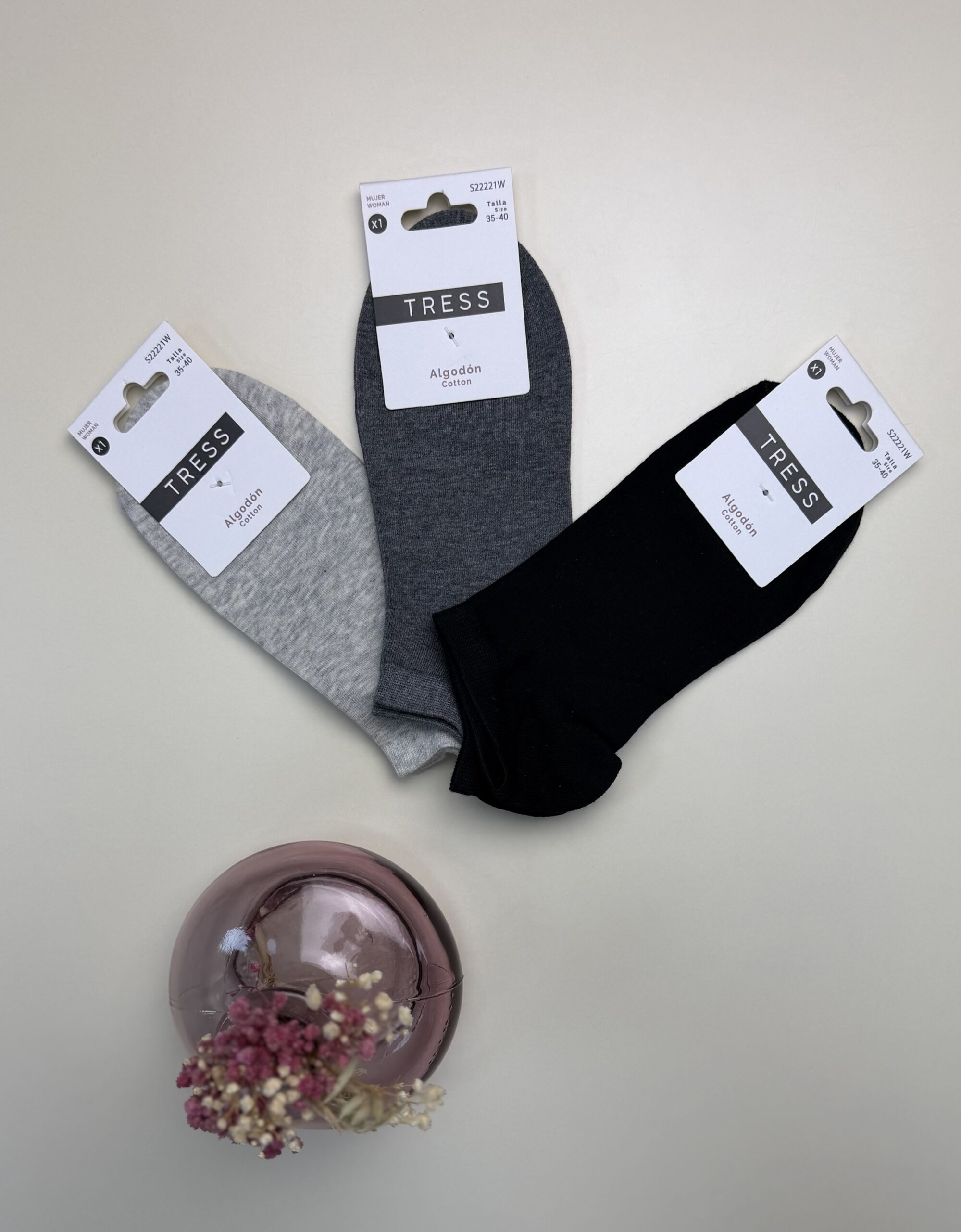 Pack de 3 chaussettes tress – Image 2