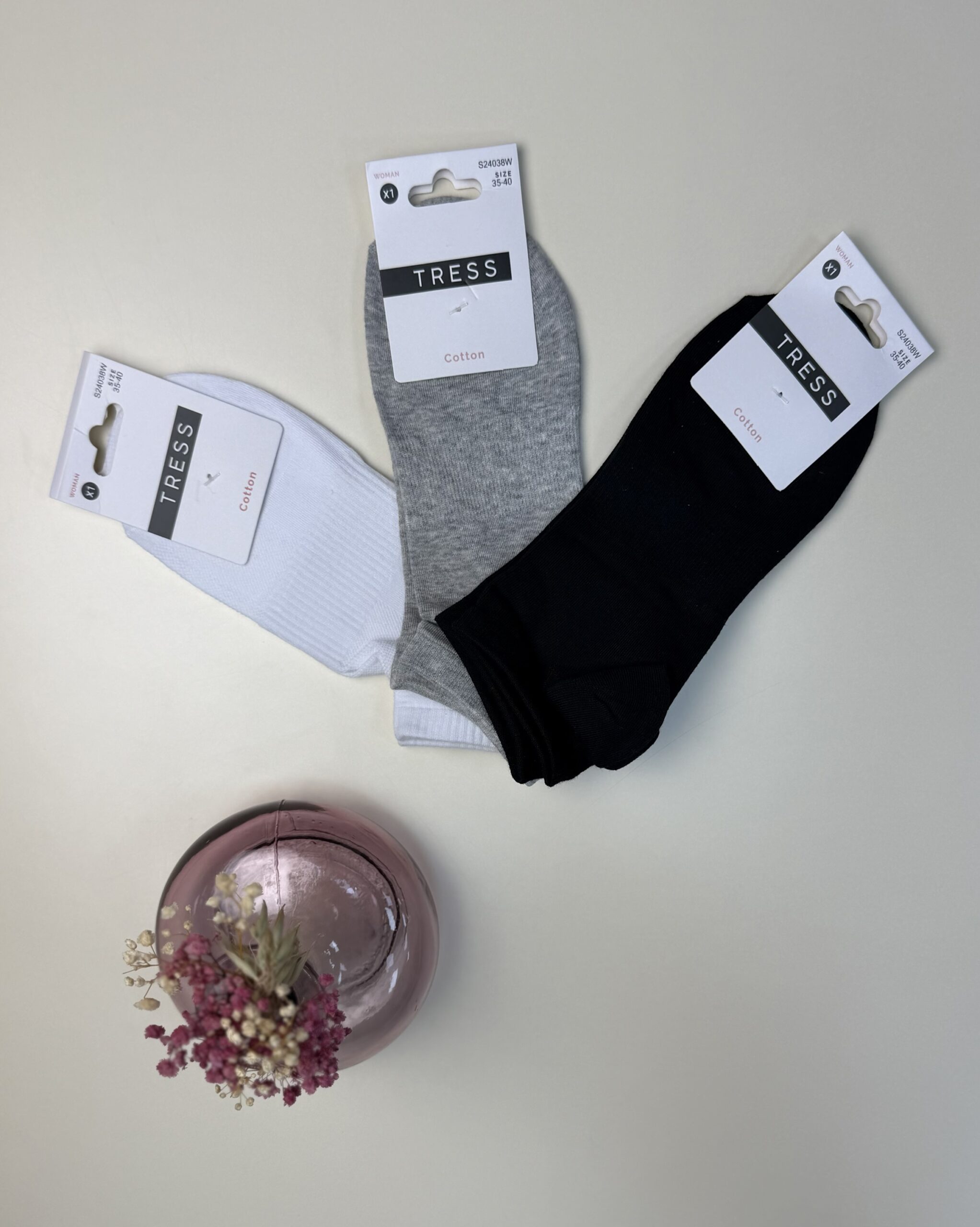 Pack de 3 chaussettes tress – Image 2