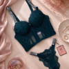 Ensemble corset H " Vert "