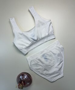 Alternative view of Ensemble 2 pcs Tress " écru "