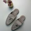Mocassin ouvert - Beige-