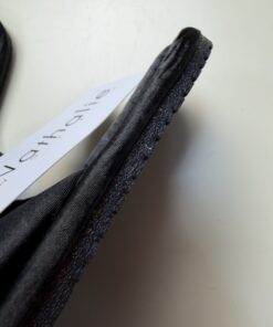 Alternative view of Pantoufle croisé en satin " Noir"