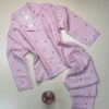 Pyjama manche longue boutonnée " à motif / à rayure  "