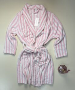 Alternative view of Robe de chambre H Nathalie  "à rayure  "