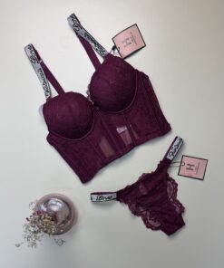 Ensemble 2 pcs H " Aubergine "