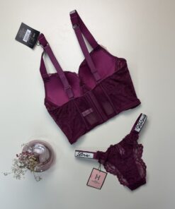 Alternative view of Ensemble 2 pcs H " Aubergine "