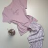 Pyjama pantacourt " bois de Rose " - TRESS -
