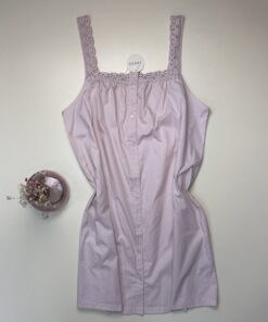 Alternative view of Chemise de nuit 100% Coton " Rose "