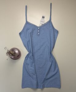 Alternative view of Nuisette 100% Coton "Bleu"
