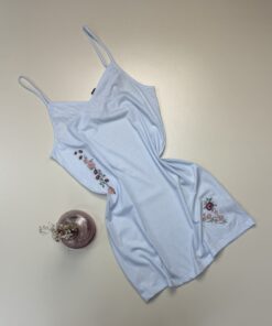 Nuisette en Coton "Bleu à rayures"