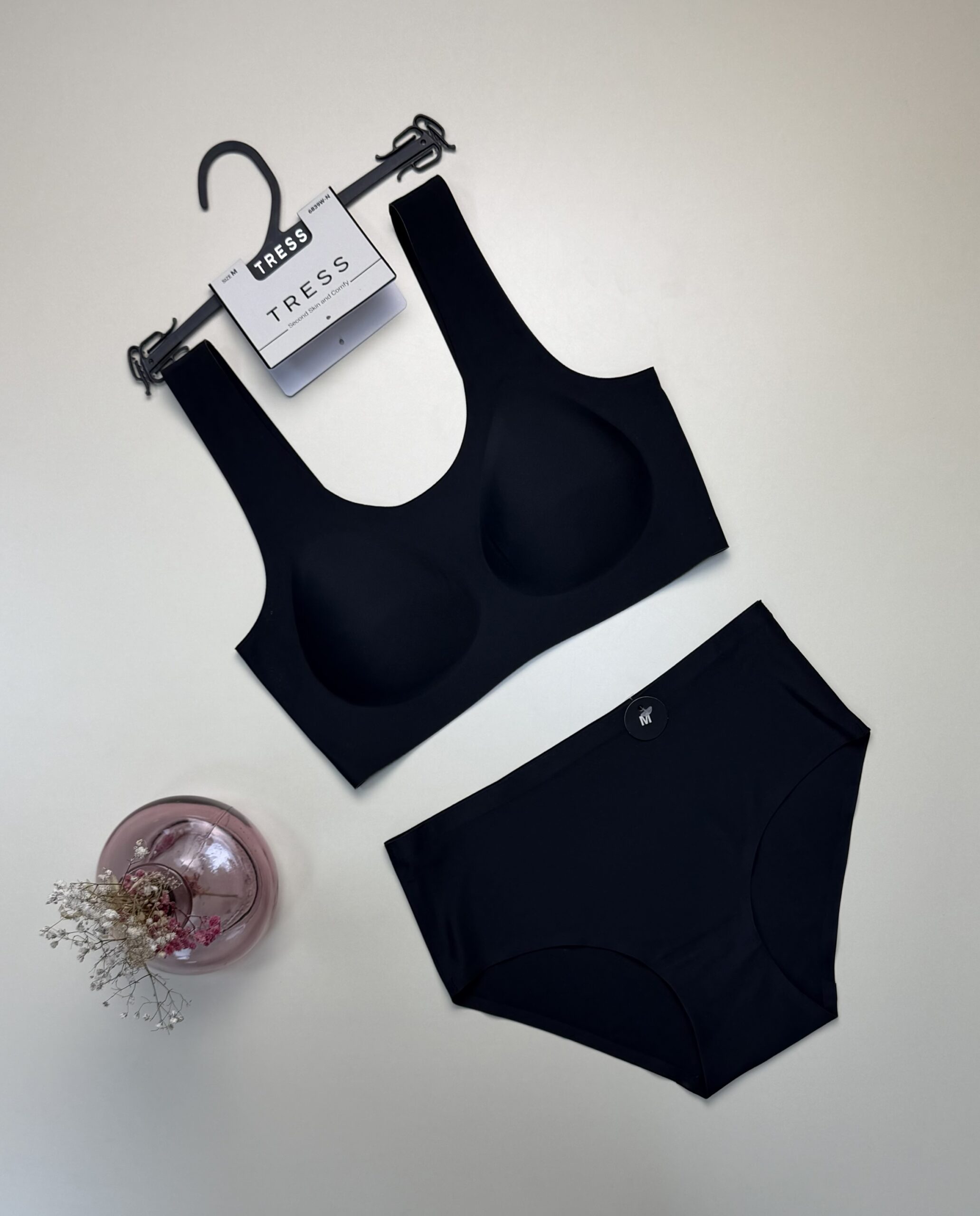 Ensemble 2pcs - TRESS - Invisible " Noir " – Image 4