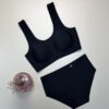 Ensemble 2pcs - TRESS - Invisible " Noir "