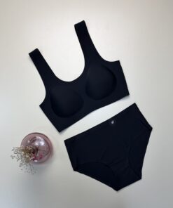 Ensemble 2pcs - TRESS - Invisible " Noir "