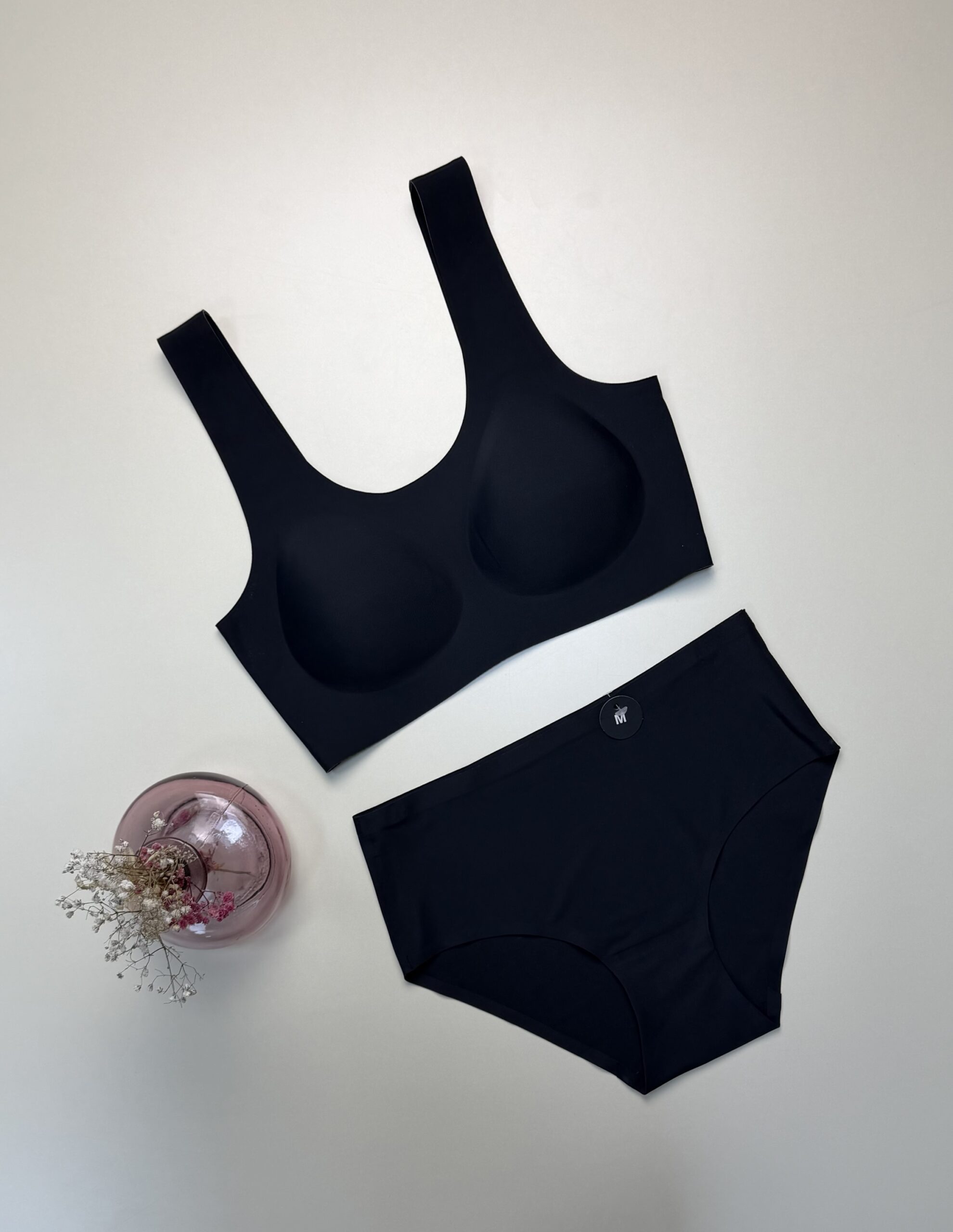Ensemble 2pcs - TRESS - Invisible " Noir "