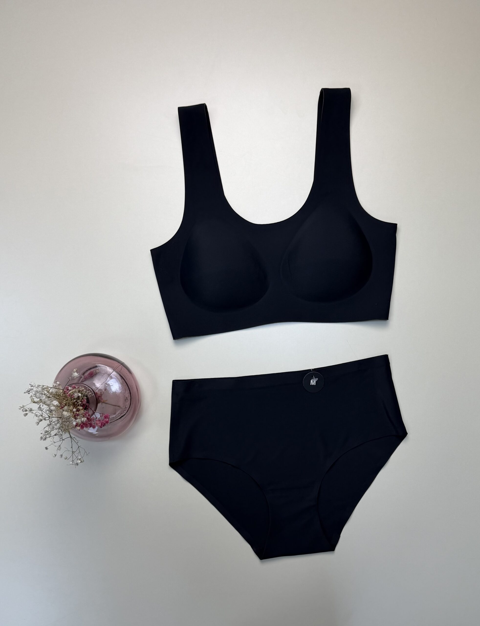 Ensemble 2pcs - TRESS - Invisible " Noir " – Image 3