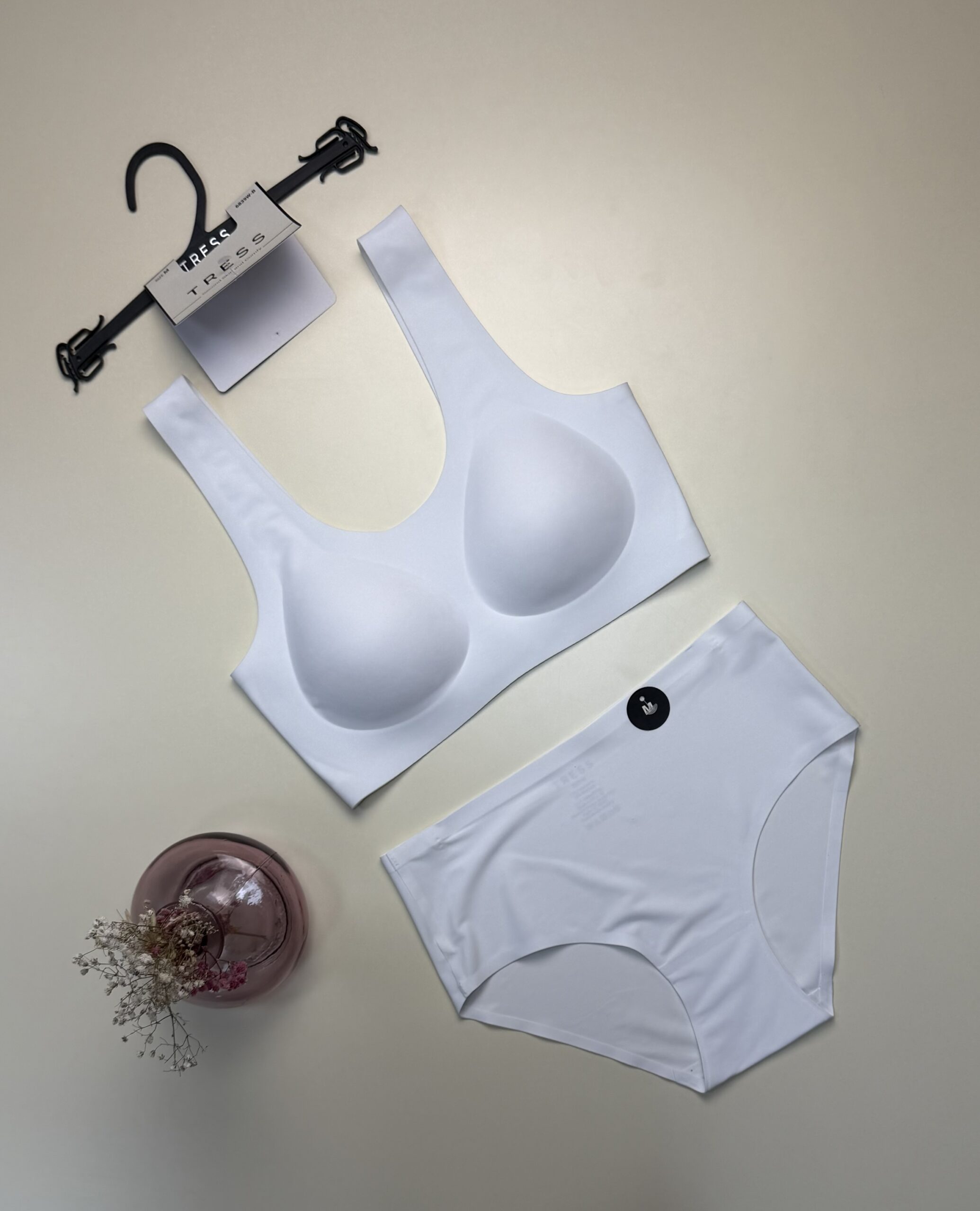 Ensemble 2pcs - TRESS - Invisible " Blanc " – Image 5