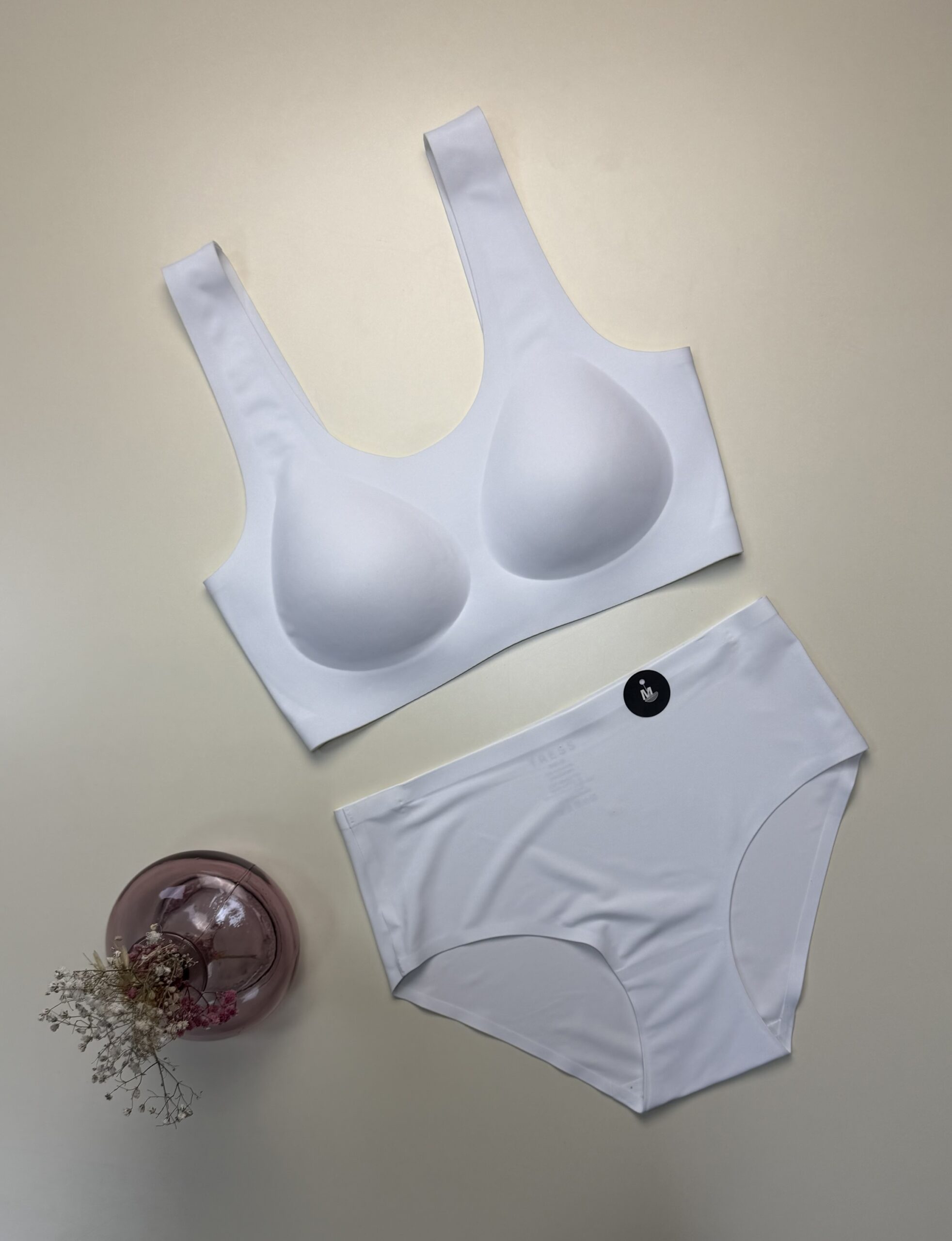 Ensemble 2pcs - TRESS - Invisible " Blanc "