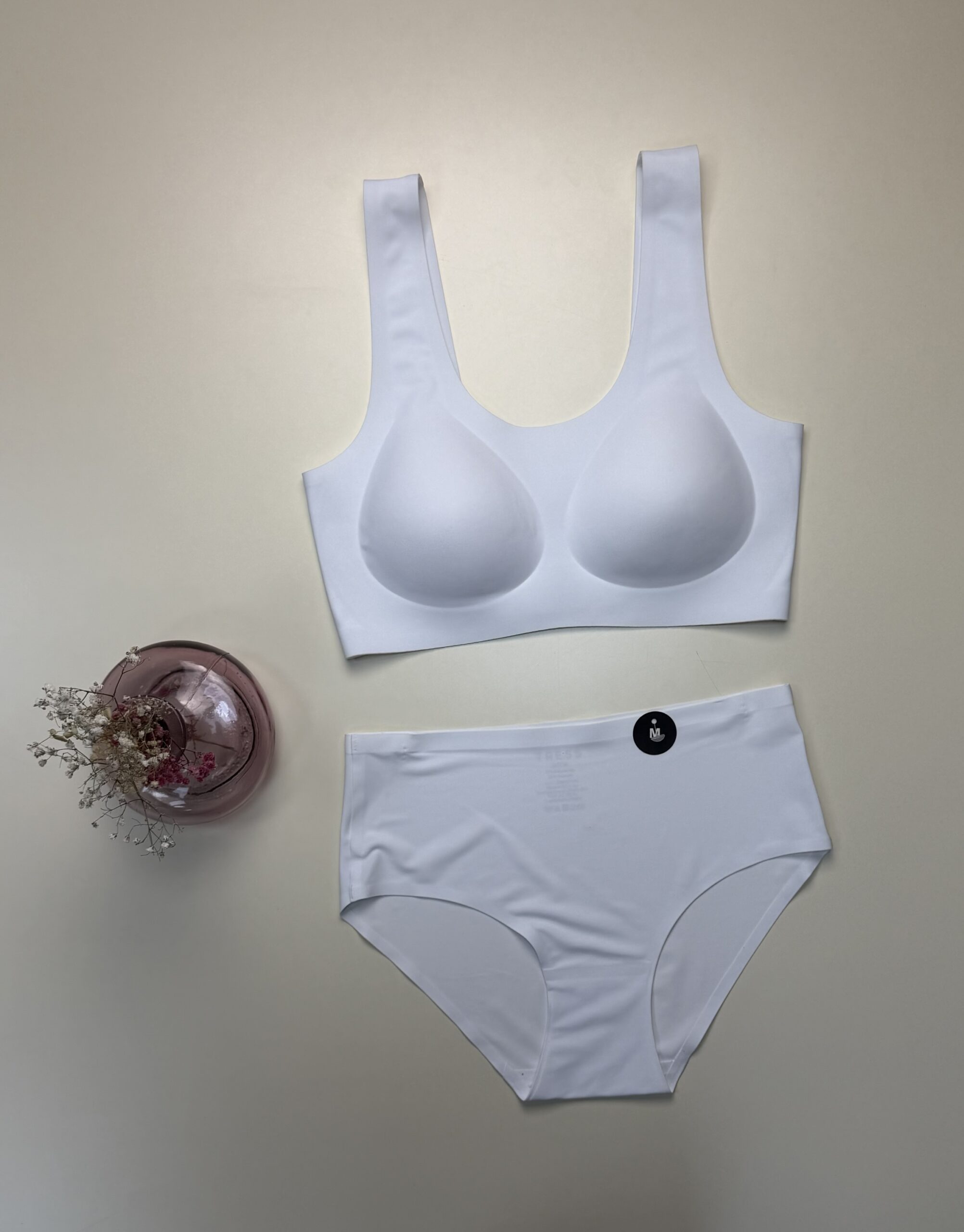 Ensemble 2pcs - TRESS - Invisible " Blanc " – Image 3