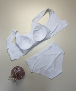 Alternative view of Ensemble 2pcs - TRESS - Invisible " Blanc "