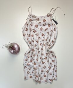 Alternative view of Nuisette " Beige à motif "