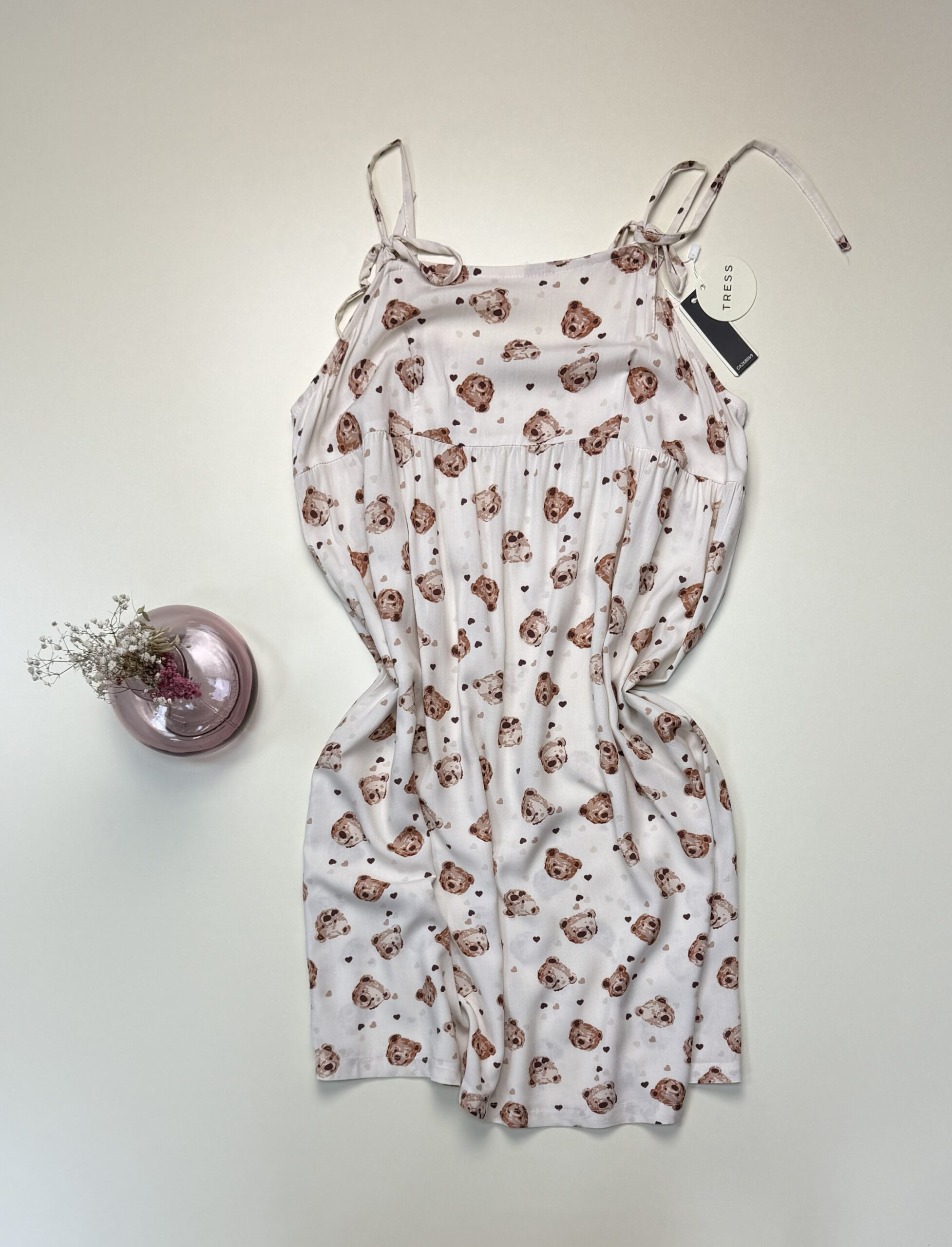 Nuisette " Beige à motif " – Image 2