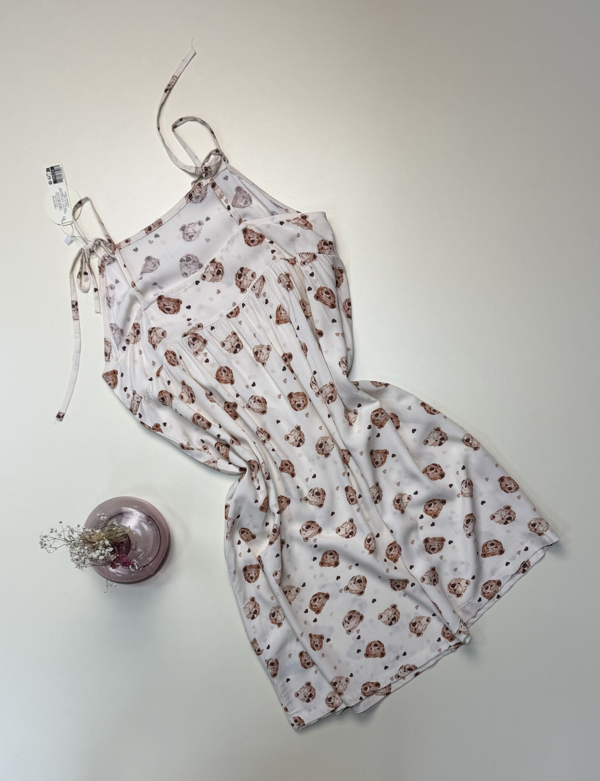 Nuisette " Beige à motif " – Image 3