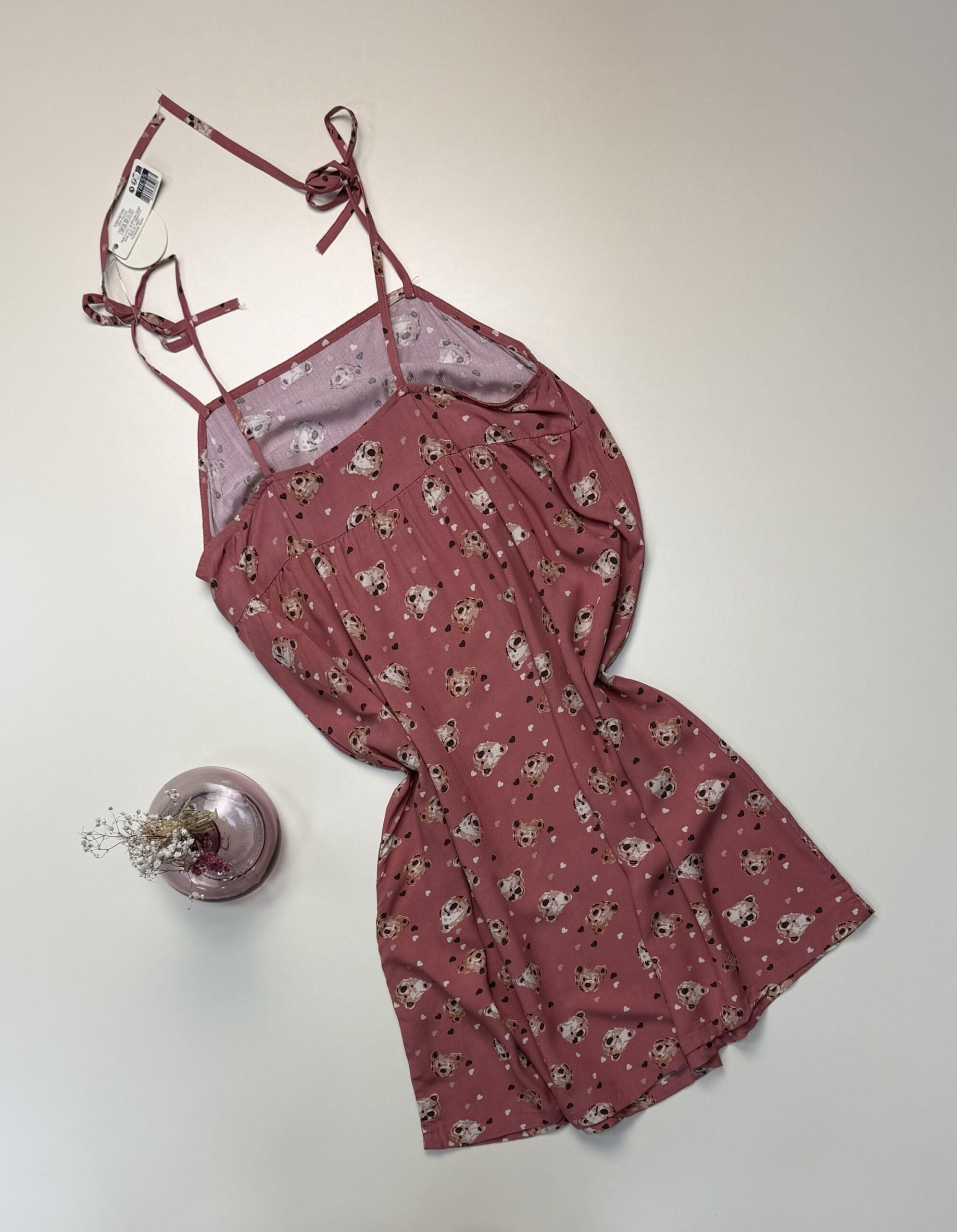 Nuisette " Rose à motif " – Image 3