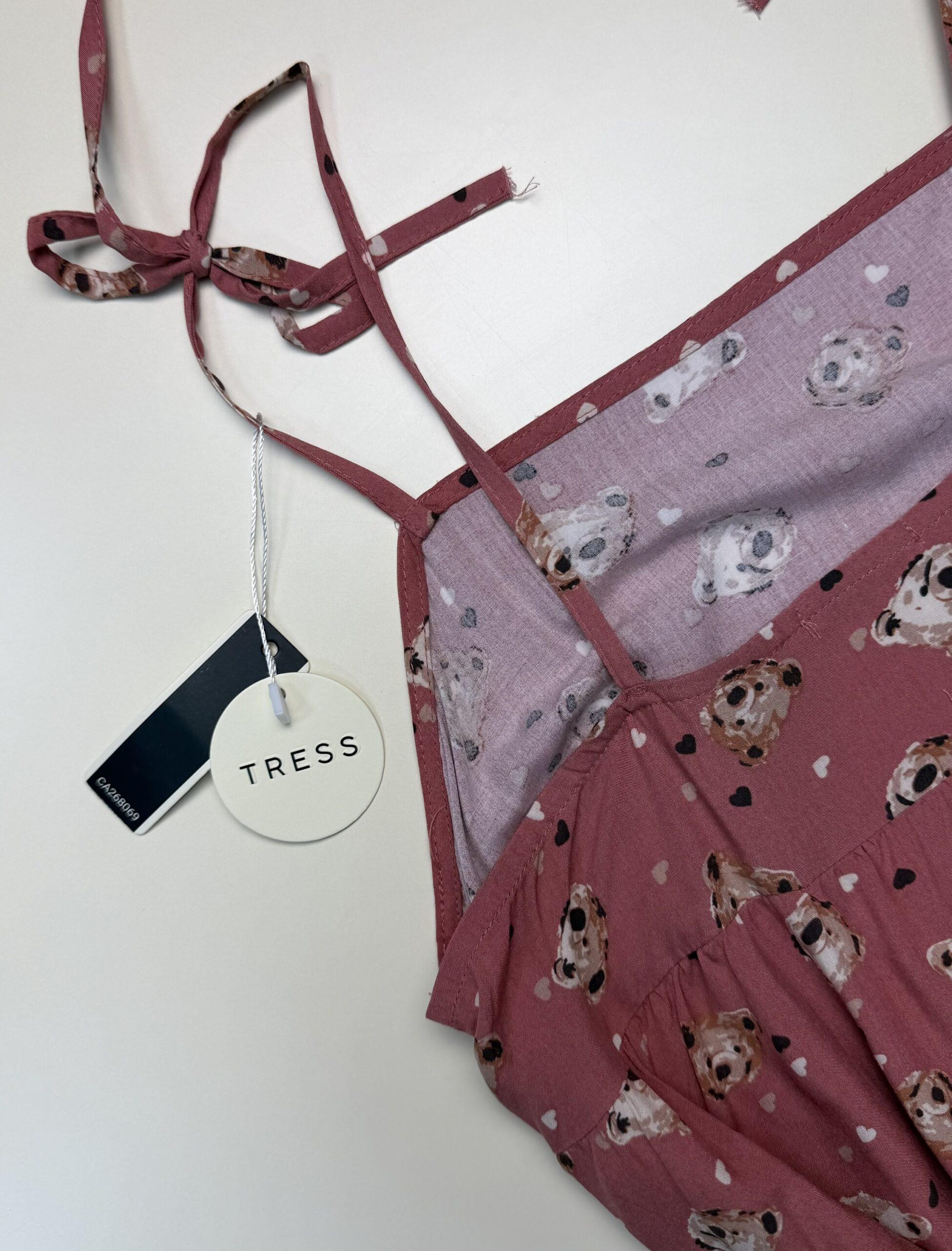 Nuisette " Rose à motif " – Image 4