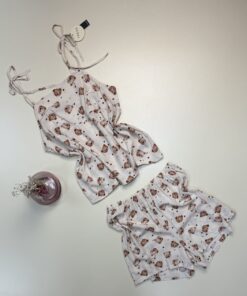 Alternative view of Short bustier -TRESS-  " Beige à motifs "