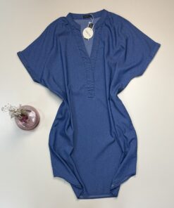 Alternative view of Robe  -TRESS- Denim " Bleu foncé "