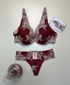 Alternative view of Ensemble 2pcs -H- " Bordeaux "