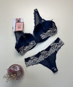 Alternative view of Ensemble 2pcs -H- " Bleu nuit "