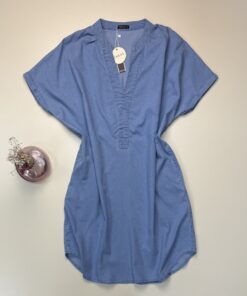 Alternative view of Robe -TRESS- Denim " Bleu ciel "