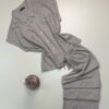 Pyjama boutonné - coton -  " Khakhi " - TRESS