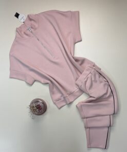 Ensemble jogging demi manche " Rose " - TRESS