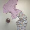 Pyjama haut demi manche " Rose " -TRESS-