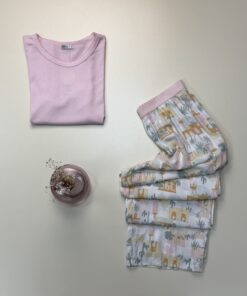 Alternative view of Pyjama haut demi manche " Rose " -TRESS-